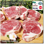 Beef Ribeye lip-on USDA CHOICE frozen whole cut +/- 8kg price/kg brand SWIFT - PREORDER 2-3 days notice (Scotch-Fillet / Cube-Roll)